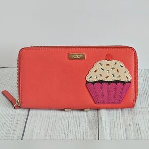 Kate Spade "Take the Cake" Neda Continental Zip Wallet